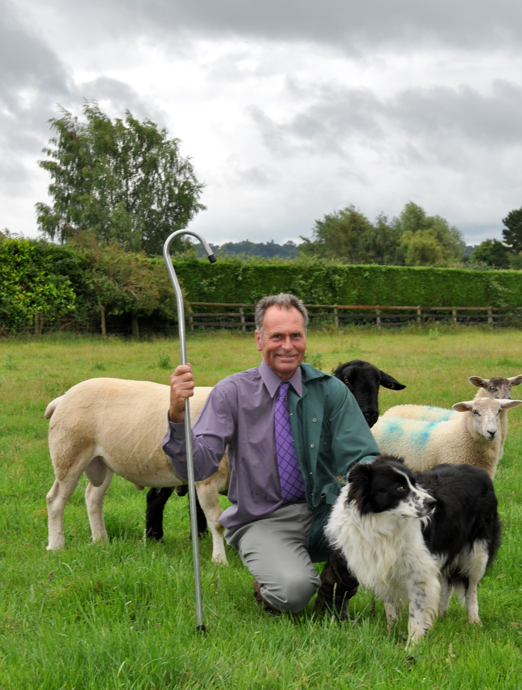 Llife-long contract shepherd, Chris Farnsworth